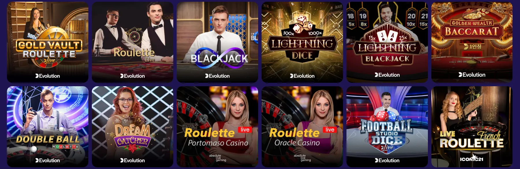 Lalabet Live Casino met echte dealers en tafelspellen