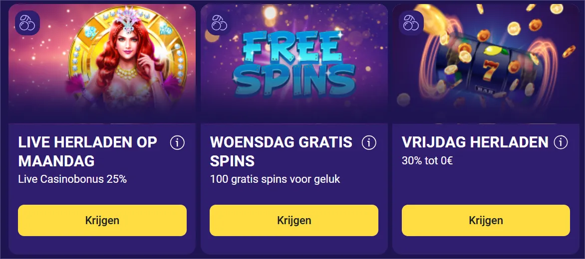 Actuele promoties en wekelijkse acties bij Lalabet