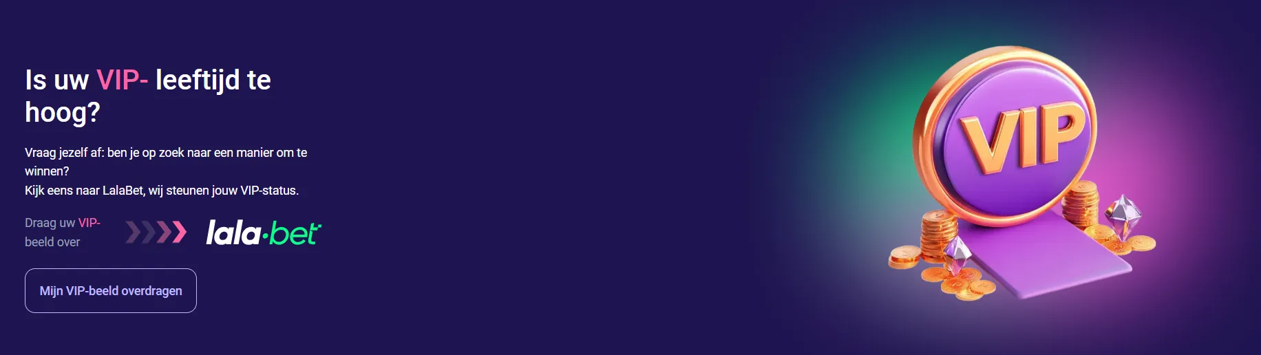 Lalabet Casino VIP-programma voor loyale spelers en high rollers